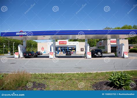 Canadian Owned Irving Gas Station Editorial Image - Image of sunny ...
