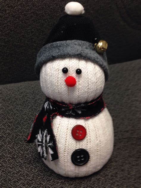 Sock snowman | Crafts | Pinterest | Navidad, Nieve y Muñeco nieve