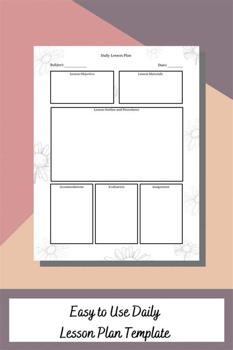 Elementary Daily Lesson Plan Template 的图像结果