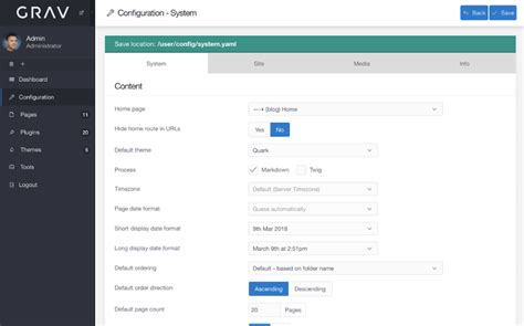 用 Grav 搭建博客网站 - KAIX.IN