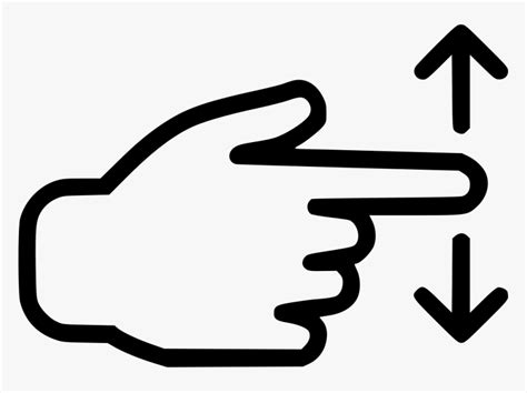 Finger Point Icon Png Clipart , Png Download - Hand Arrow Symbol Png ...