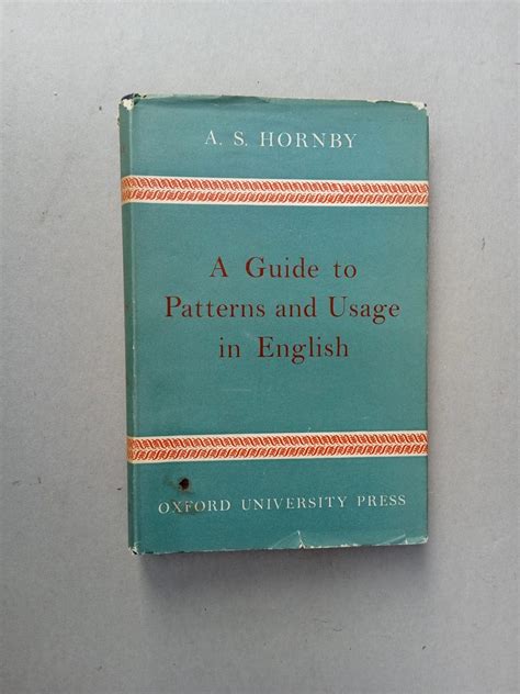 Guide To Patterns And Usage In English - A. S. Hornby - Kupindo.com (72539445)