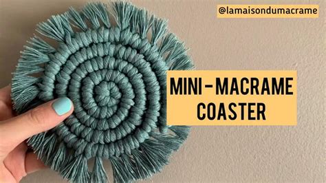 Making Macrame Coasters 的图像结果