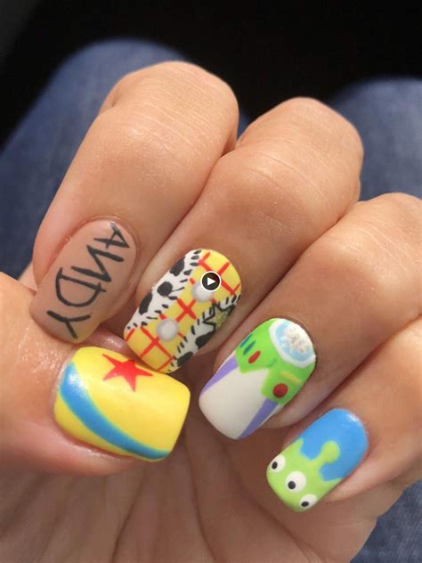 toy story acrylic nails