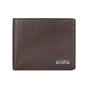 Kenneth Cole Mens Wallet - Pure Italian Leather with RFID Protected ...