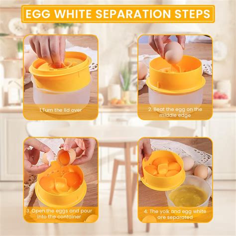 HASTHIP gg White Separator with Egg Beater, Egg Separator Yolk White S ...