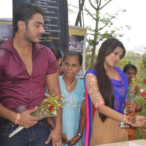 Dhrashti Dhami during the one year completion ceremony which was ...