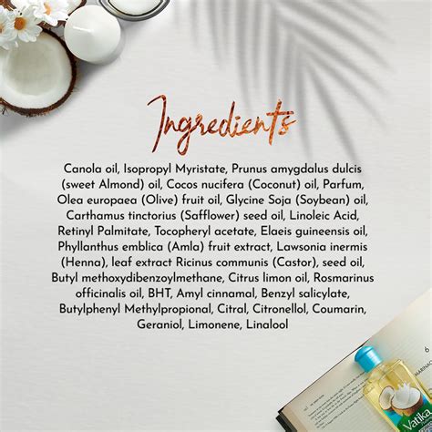 Vatika Naturals Coconut Enriched Hair Oil | 100% Natural Oils | Unique ...