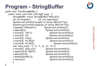 Image result for Strin Handling Method Java