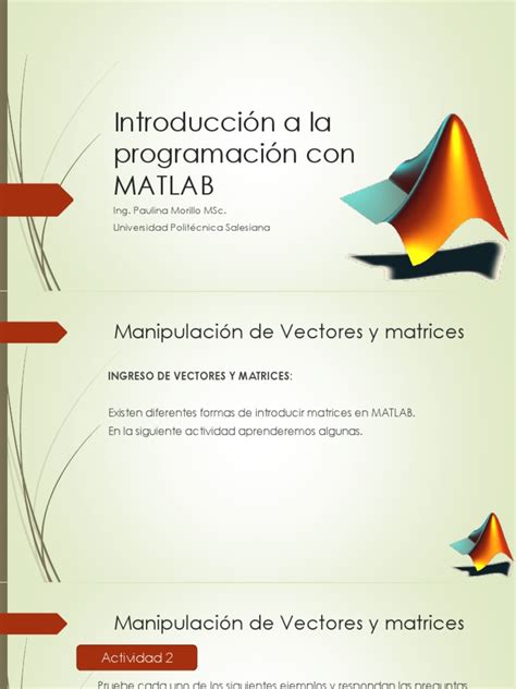Matriz En El Script De MATLAB 的图像结果