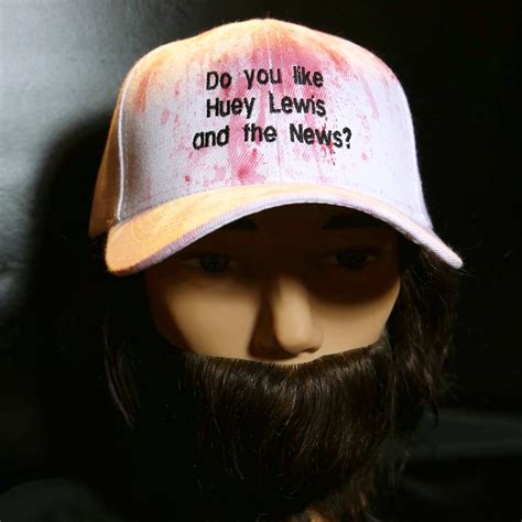 American Psycho Huey Lewis and the News Bloody Horror Hat - Etsy