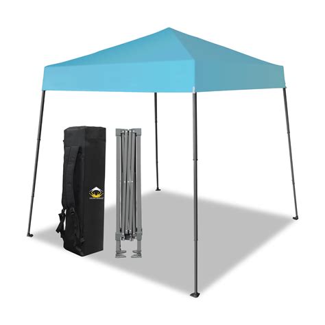 Snapklik.com : CROWN SHADES 6.5x6.5 Pop Up Canopy Tent, Slant Leg ...