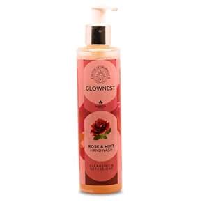 Glownest Bio Enzyme Based Rose & Mint Hand Wash-(200ml) Sulphate Free ...