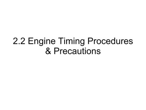 Image result for How Engine Timing Works