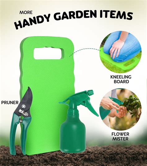 Buy Scuddles Garden Tools Set - Heavy Duty Gardening Tools with Storage ...