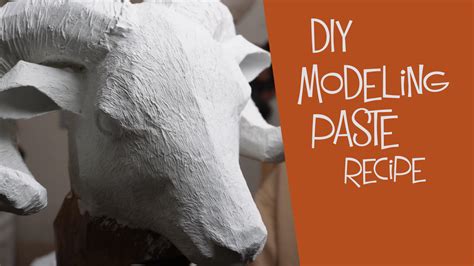 DIY Modeling Paste Recipe • Ultimate Paper Mache