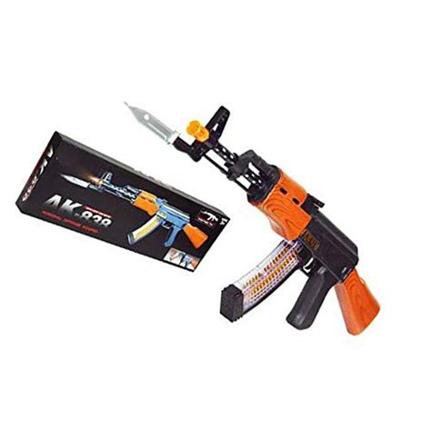 Splendid AK-838 Toy Rifle - Toy Gun Features Flashing Light, Amazing ...