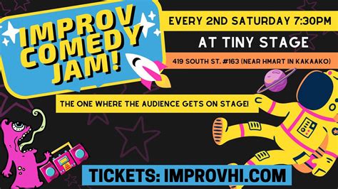 It’s An Improv Comedy Jam!, Tiny Stage Hawaii, Honolulu, 11 May 2024 ...
