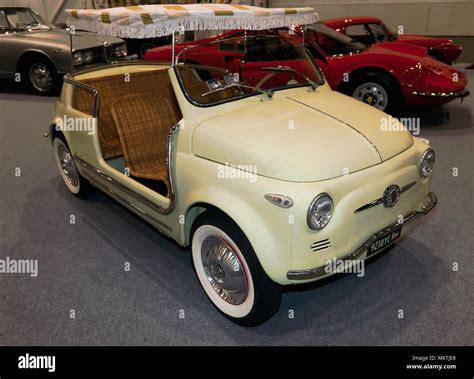 A 1958 Fiat Jolly, on display at the 2018 London Classic Car Showl Stock Photo - Alamy