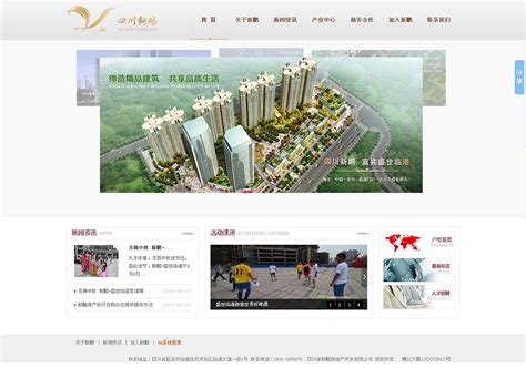 四川新鹏房地产开发有限公司_品牌创意型网站建设案例