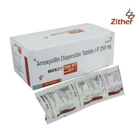 MOXZIT-250 DT TABLETS Zither Pharmaceutical Pvt. Ltd