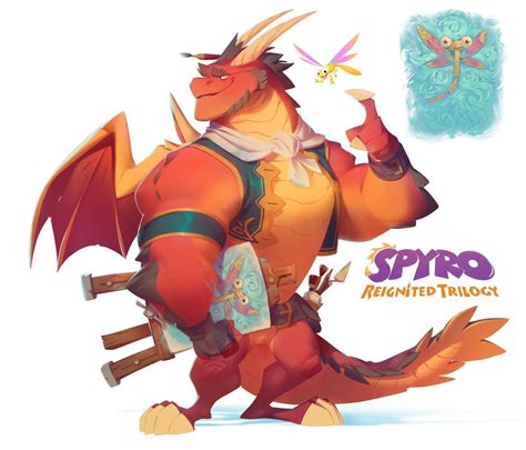 Spyro the dragon concept art | Cute spyro art, Spyro the dragon game ...