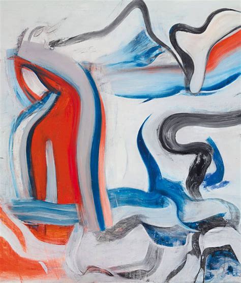 XIX 1982 - Willem de Kooning - Abstract Expressionist Painting - Canvas ...