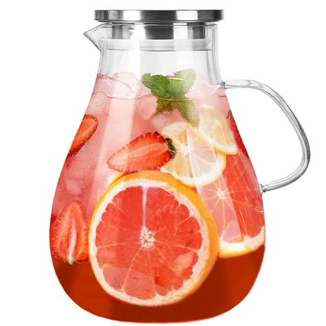 15 Best Glass Pitchers With Lids for Every Occasion
