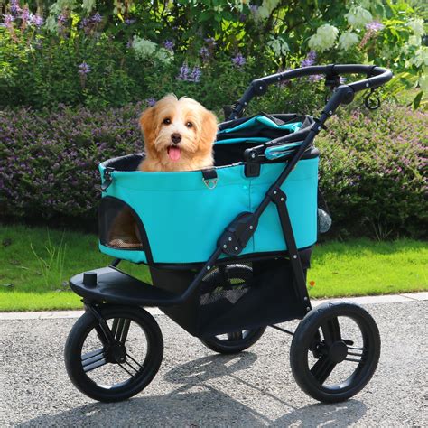 Evniyn Dog Stroller for Medium Small Dogs & Cats, Pet Stroller ...