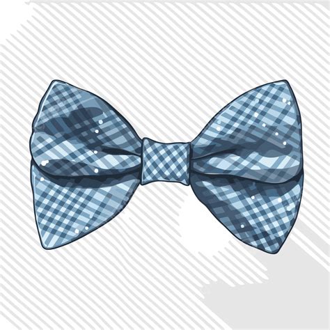 Blue Bow Tie, Sticker Clipart Blue Plaid Ribbon Bow Tie, Psd Vector ...