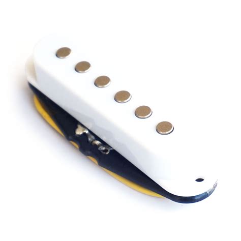 Single Coil Pickup for Stratocaster Guitars - White | Guitar Anatomy