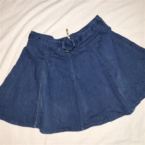 Denim Skorts, Women's Fashion, Bottoms, Skirts on Carousell