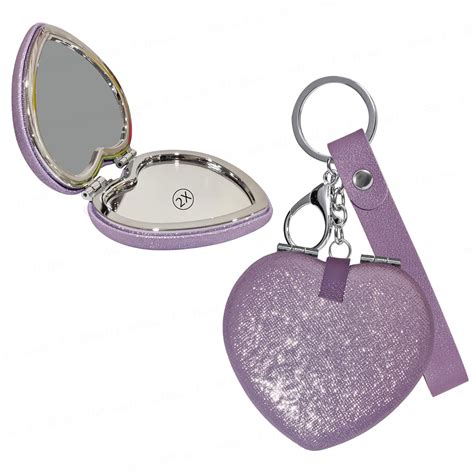 FunBlast Heart Shape Makeup Mirror for Women, Aesthetic Mini Mirrors ...