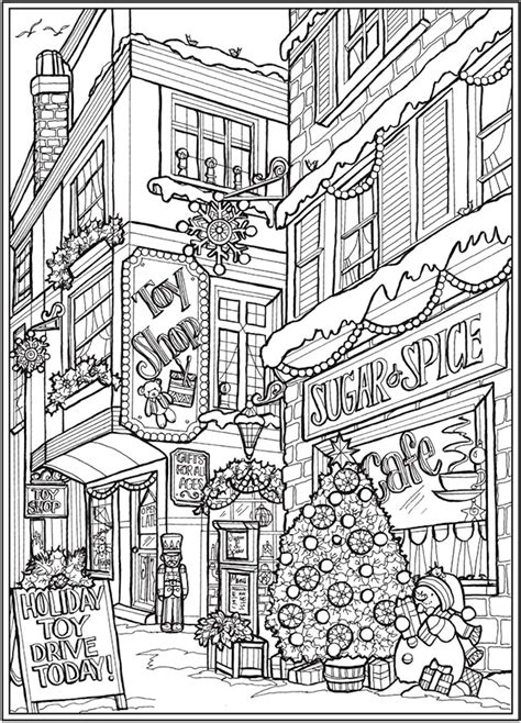 Free Christmas Coloring Pages Hard