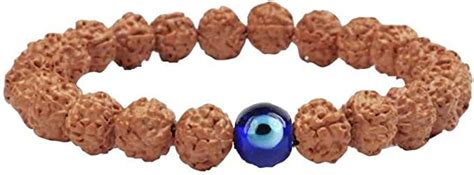 Buy Soni Jewellery Brown Non-Precious Metal 5 Mukhi Indonesia Rudraksha ...