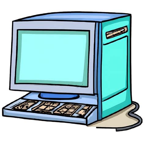Image result for Desktop Computer Cartoon