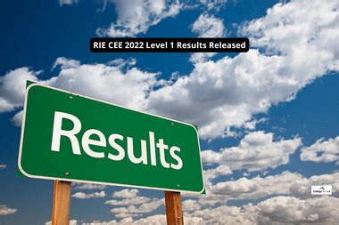 RIE CEE 2022 Level 1 Results Released: Direct Link, Steps to Check ...