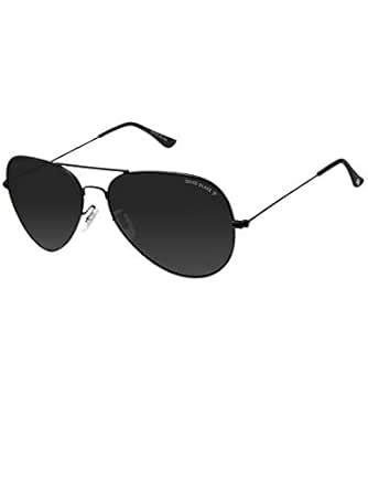 Buy David Blake Black Aviator Polarised UV Protected Sunglass ...