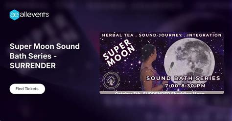 Super Moon Sound Bath Series - SURRENDER, 451 River Pkwy, Idaho Falls ...