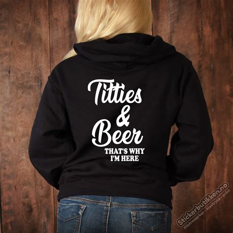Titties And Beer – Stickerbutikken.no