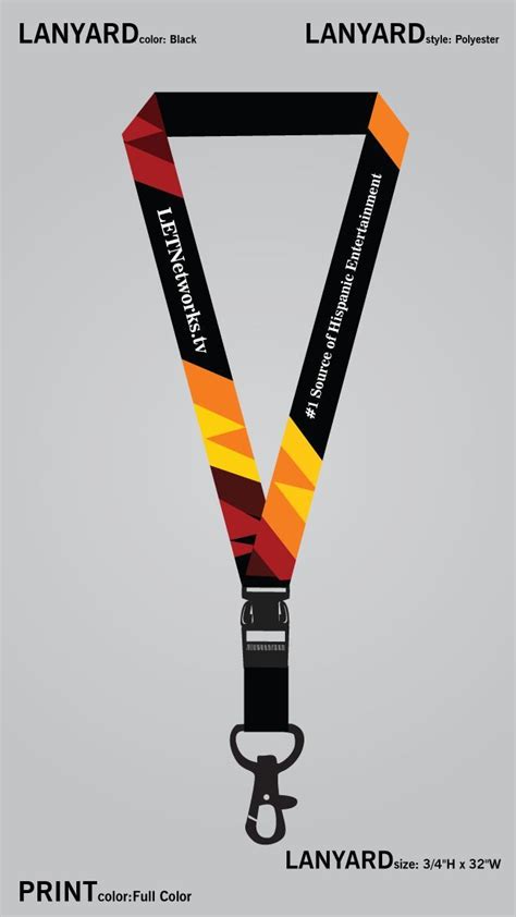 id card rope design