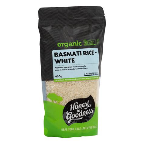 Organic Basmati Rice - White 5KG | Bulk | Honest to Goodness