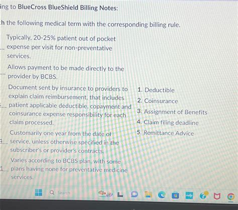 Solved ing to BlueCross BlueShield Billing Notes:the | Chegg.com