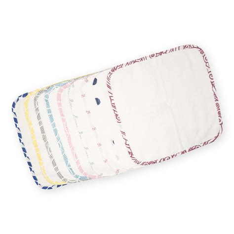 Facetowel / Burptowel (Baby) – Vintage Spiral - Red – Thabisa