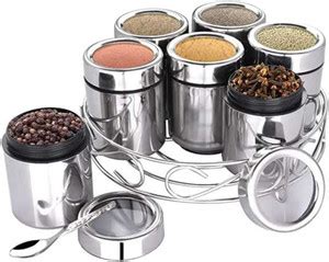 VISAXMI Masala Box for Kitchen| Masala Dabba Steel| Spice Container ...