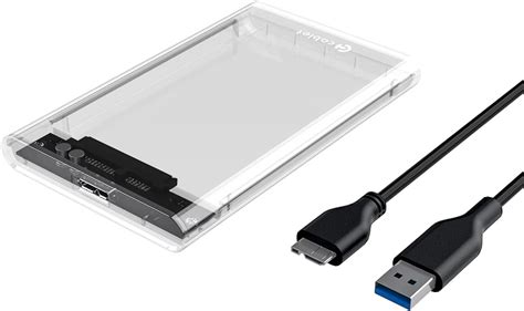 Cablet External Portable USB 3.0 to SATA Transparent Hard Drive ...