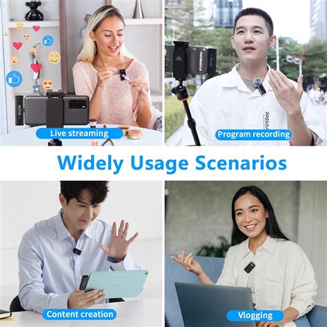 Buy BOYA WMic5-M5 2.4G Wireless Lavalier Microphone for Android Phone ...