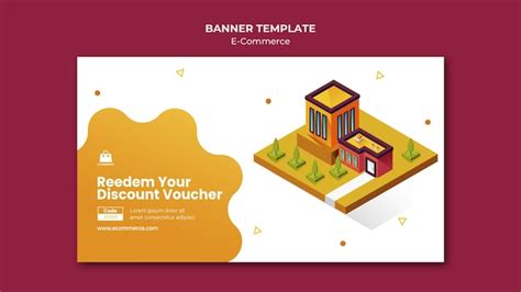 Modelo de banner horizontal de comércio eletrônico | PSD Grátis