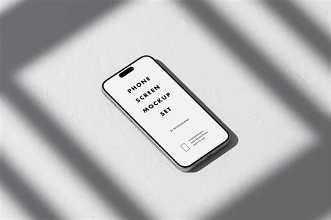 iPhone Mockup Set on Yellow Images Creative Store - 130785