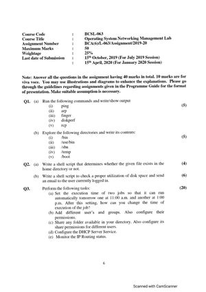 MCS-022 2020 Question Paper - No. of Printed Pages : 3 MCS 022 MCA ...